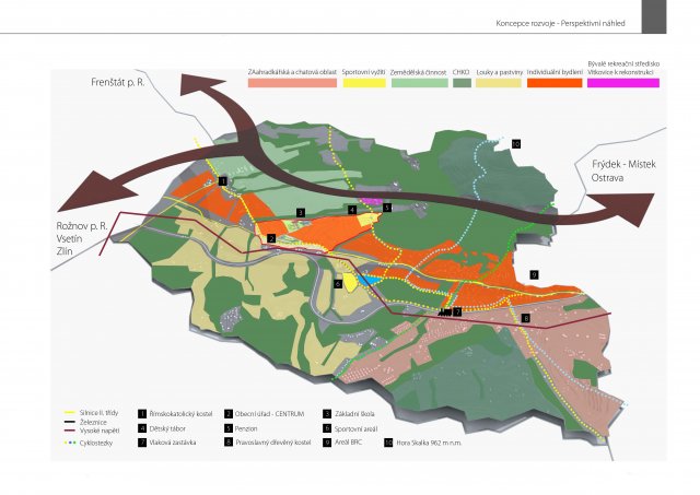 Urbanistická studie rozvoje obce Kunčice pod Ondře